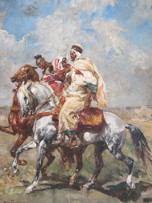 Guerriers arabes, 1922, Henri Émilien Rousseau