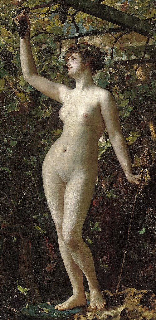 A Bacchante, 1885, Henrietta Rae