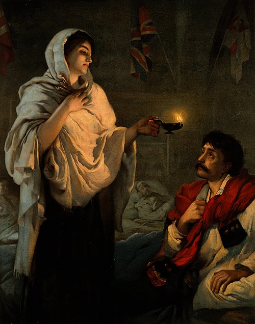 Miss Nightingale at Scutari, 1891, Henrietta Rae