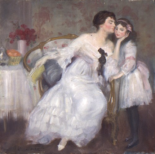 Mère et enfant, 1909, Henry Caro-Delvaille