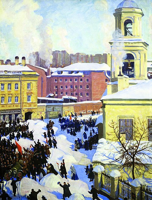 27 февраля 1917 года, 1917, Boris Koustodiev