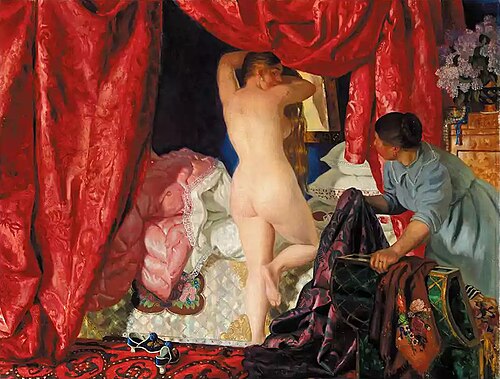 Belle (Krasavitsa), 1919, Boris Koustodiev