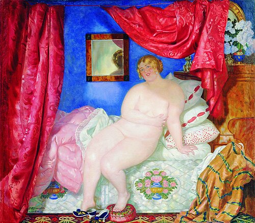Beauty, 1918, Boris Koustodiev