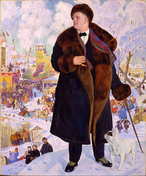 Portrait de Chaliapine, 1921, Boris Koustodiev