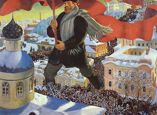 Le Bolchevik, 1920, Boris Koustodiev
