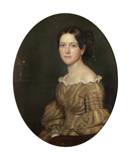Alethea Lenox (1807-1878), 1830, Henry Inman