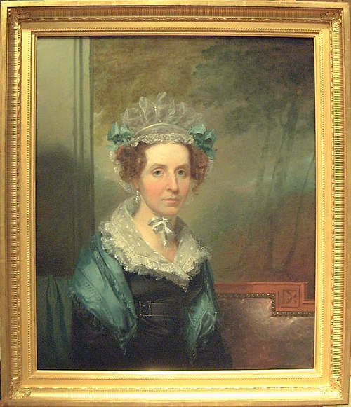 Mrs. Charles Cummings (Rebecca Pittard), 1825, Henry Inman