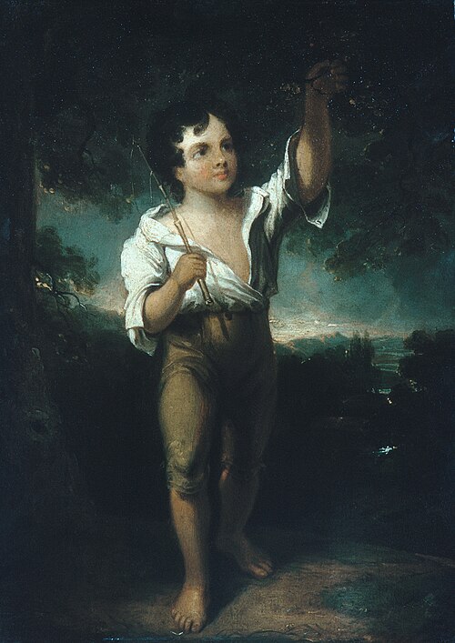 The Young Fisherman, 1829, Henry Inman