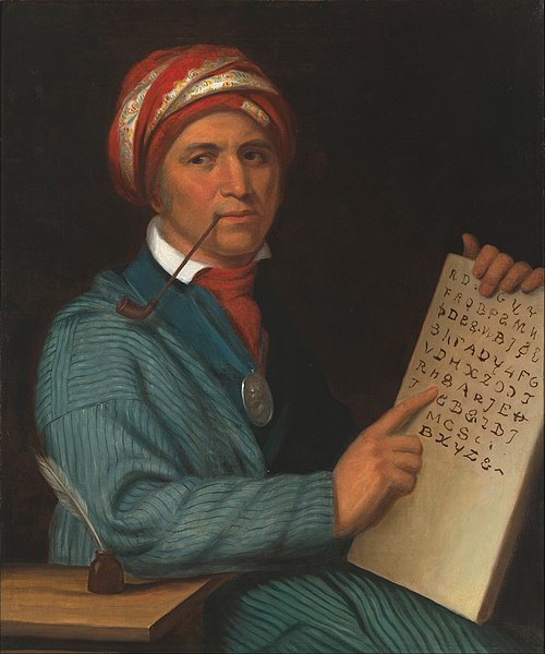Sequoyah, 1830, Henry Inman