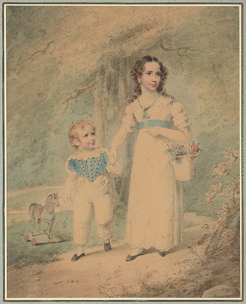 Children in the Park, 1824, Henry Inman