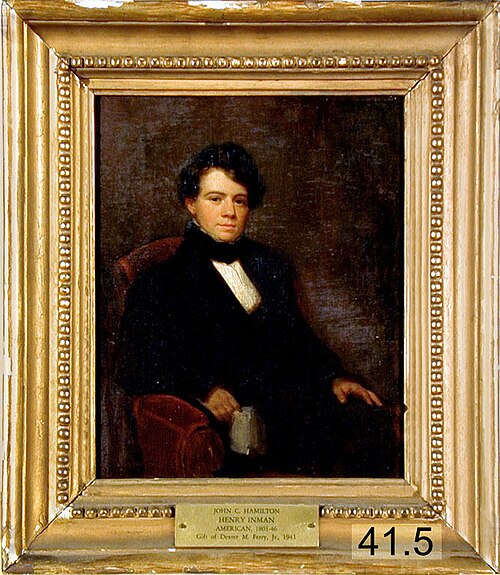 John Church Hamilton, 1825, Henry Inman