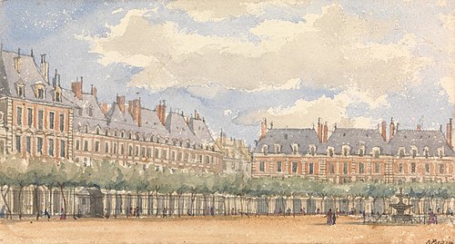 Place Royale, Paris, , Augustus Pugin