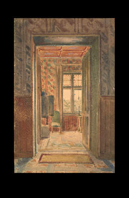 The Entrance Hall of Pugin's House at Ramsgate, 1849, Augustus Pugin