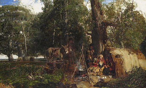 Thinking of the Future, an Irish Sketch, 1845, Henry Mark Anthony