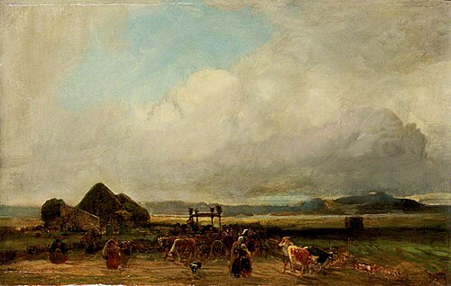 A Funeral Procession near Lake Killarney, County Kerry, , Henry Mark Anthony