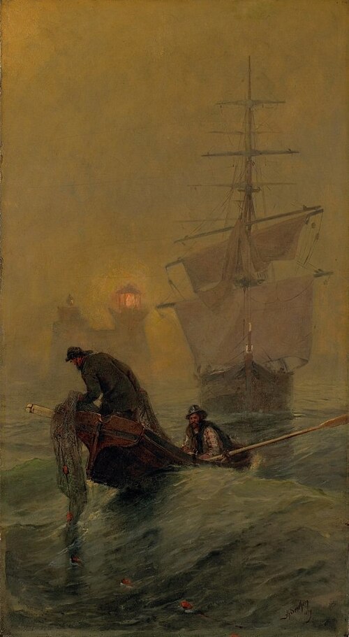 Beacon Light, Saint John Harbour, 1879, Henry Sandham
