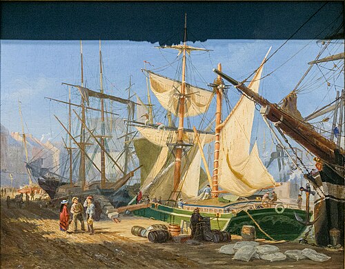 Soirée sur le quai, 1868, Henry Sandham
