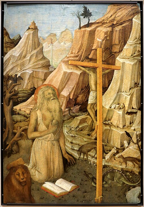 San Girloamo nel deserto, 1500, Iacopo Bellini