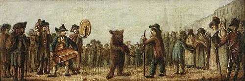 The Dancing Bear, 1800, Henry Bunbury