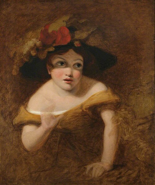 Emily Maria Pickersgill, later Mrs George Hebberd Cable (1837 -1924) as a Little Girl, 1840, Henry William Pickersgill