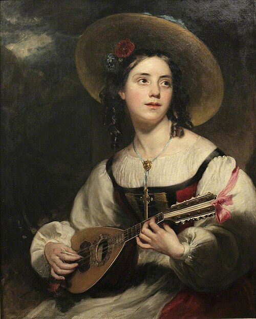 Emily Maria Pickersgill, later Mrs George Hebberd Cable (1837 -1924) in Spanish Costume, 1850, Henry William Pickersgill