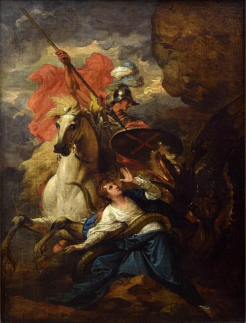 St. George and the Dragon, 1786, Benjamin West
