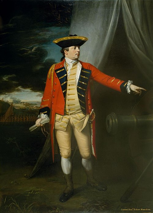 Lieutenant-General The Honourable Robert Monckton (1726–1782), 1762, 1763, Benjamin West