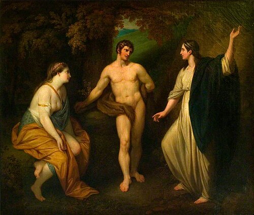The Choice of Hercules between Virtue and Pleasure, 1764, Benjamin West