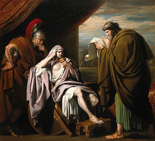 Alexander the Great Demonstrating His Trust in His Physician, Philip of Acarnania, 1771, Benjamin West