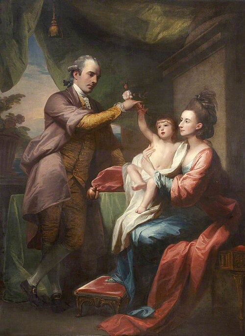 Family Group (called 'The Sheridan Family': Richard Sheridan, 1751–1816, Elizabeth Linley, 1754–1792, 1776, Benjamin West