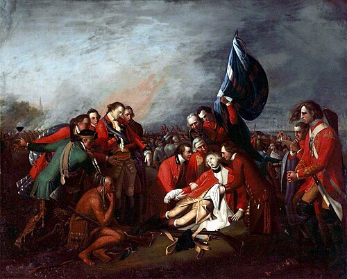 The Death of Wolfe, , Benjamin West