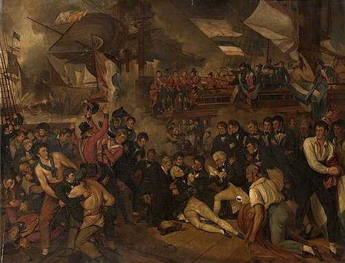The Death of Nelson, , Benjamin West