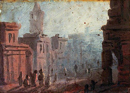 Cityscape (sketch), , Benjamin West