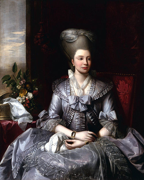 Porträt der Queen Charlotte, 1776, Benjamin West