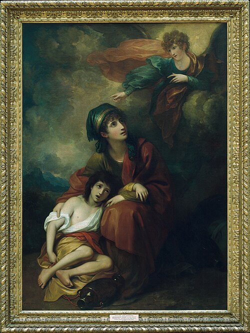 Hagar and Ishmael, 1789, Benjamin West