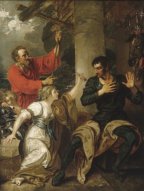 The Damsel and Orlando, 1793, Benjamin West