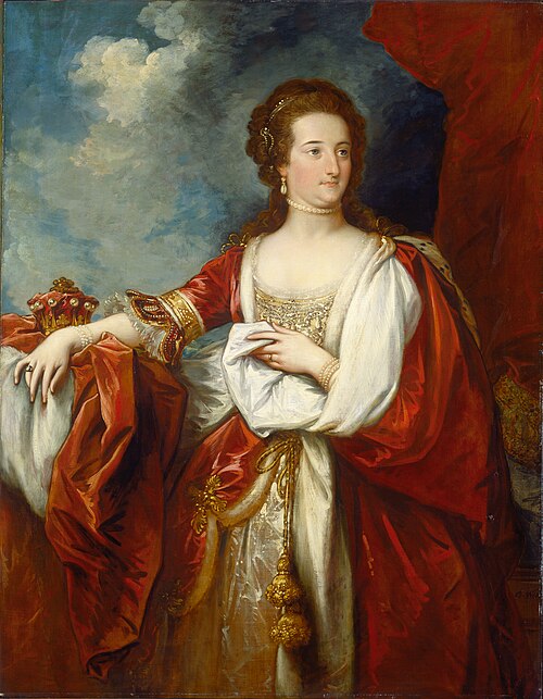 Elizabeth, Countess of Effingham, 1797, Benjamin West