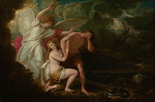 The Expulsion of Adam and Eve from Paradise, 1791, Benjamin West