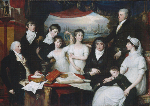 The Hope Family of Sydenham, Kent, 1804, Benjamin West