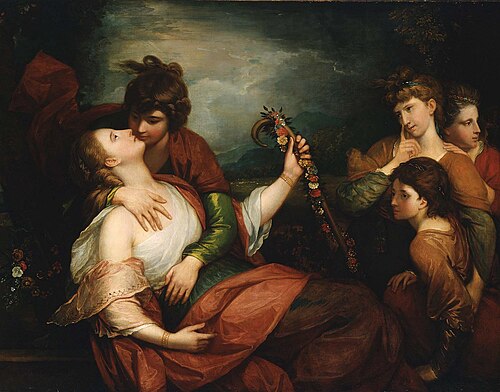 The Stolen Kiss, 1819, Benjamin West