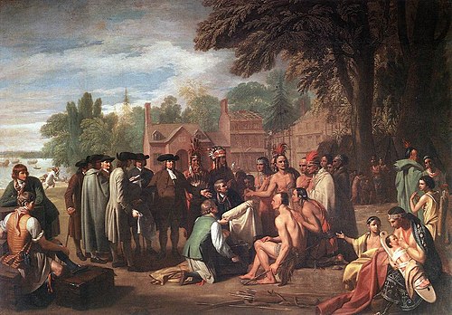 Penn's Treaty with the Indians, 1771, Benjamin West