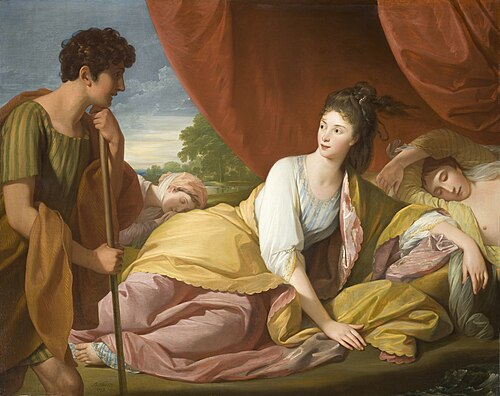 Cymon and Iphigenia, 1773, Benjamin West