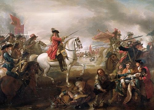 The Battle of the Boyne, 1778, Benjamin West