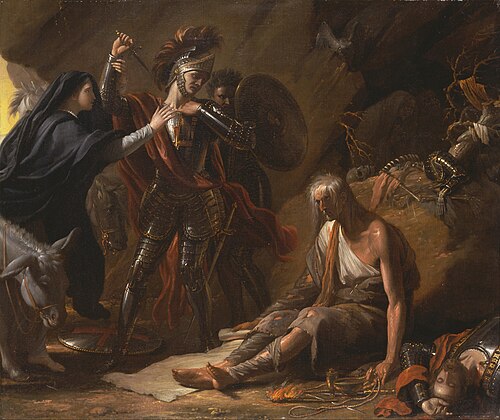 The Cave of Despair, 1772, Benjamin West