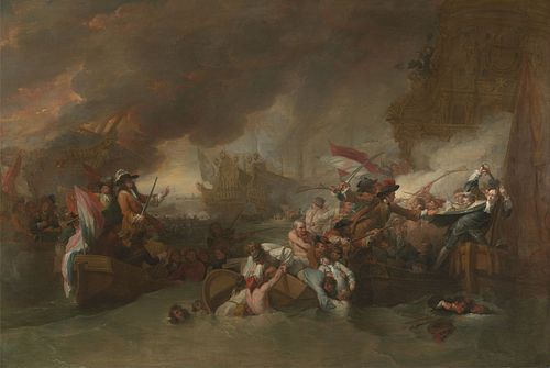 Bataille de la Hougue, 1778, Benjamin West