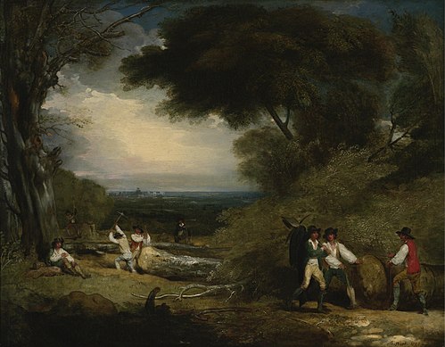 Woodcutters in Windsor Park, 1795, Benjamin West