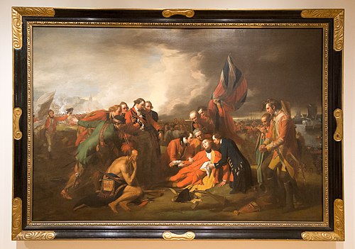 The Death of Wolfe, 1776, Benjamin West