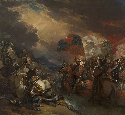 Edward III Crossing the Somme, 1788, Benjamin West