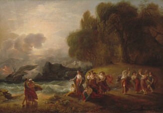 Telemachus and Calypso, 1809, Benjamin West