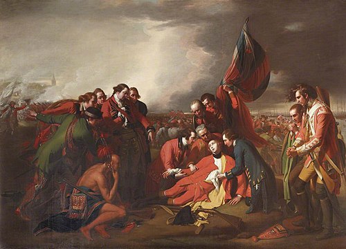 The Death of General James Wolfe (1727-1759), 1779, Benjamin West